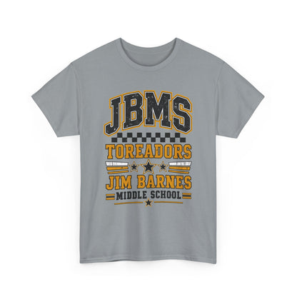 Jim Barnes Middle School Toreadors Tee — JBMS School Spirit T-Shirt
