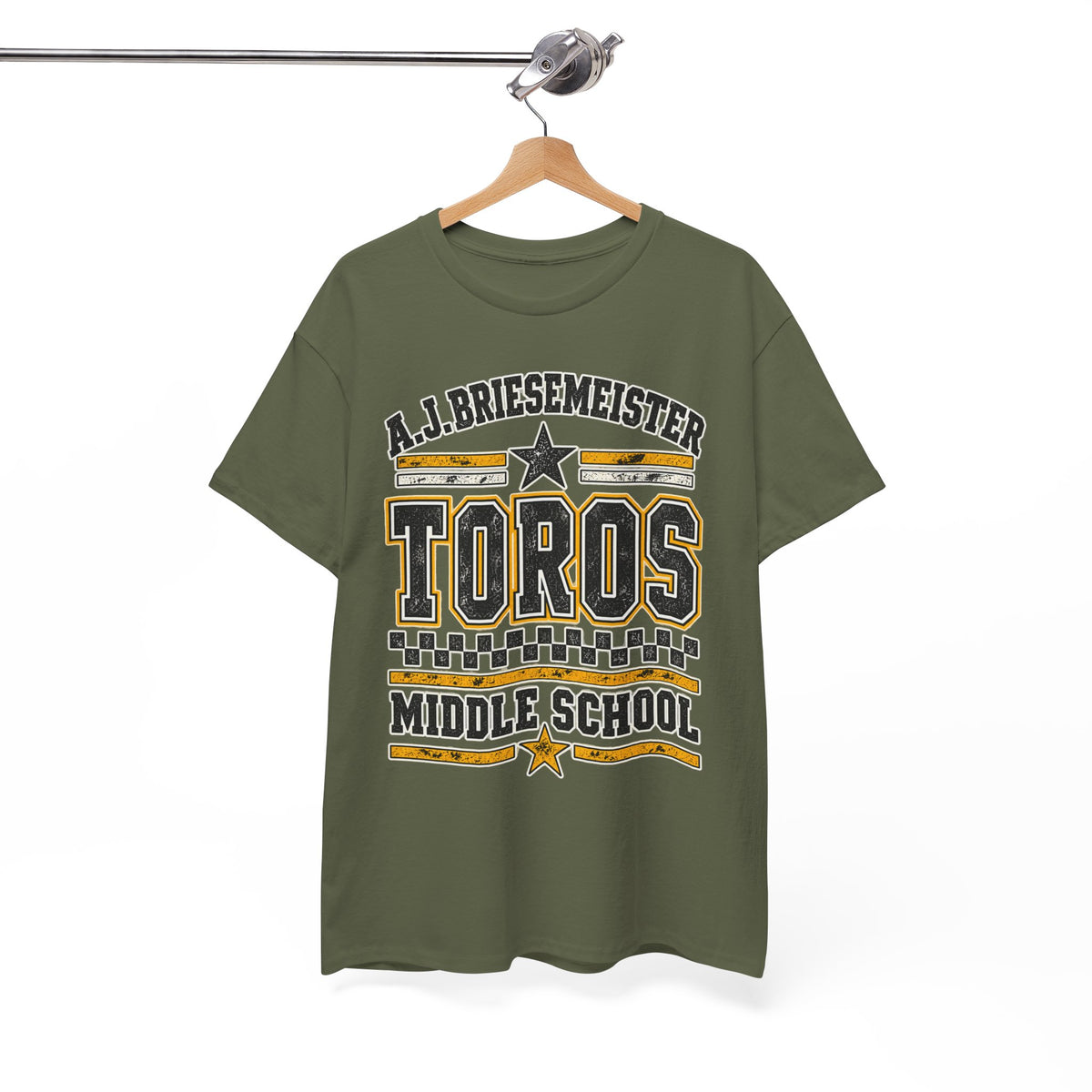 Toros Middle School Tee — A.J. Briesemeister School Spirit T-Shirt
