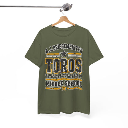 Toros Middle School Tee — A.J. Briesemeister School Spirit T-Shirt