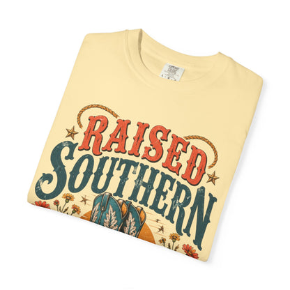 Raised Southern T-Shirt — Gonzales, Texas Retro Western Tee