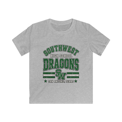 Southwest Dragons Kids T‑Shirt — High School Sports Tee (San Antonio, Texas)