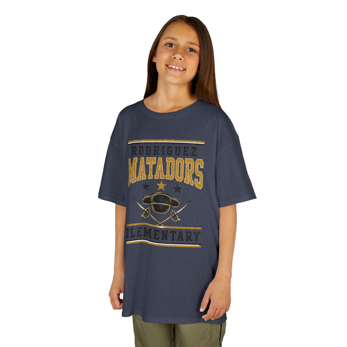 Rodriguez Matadors Elementary Kids T-Shirt — School Spirit Tee
