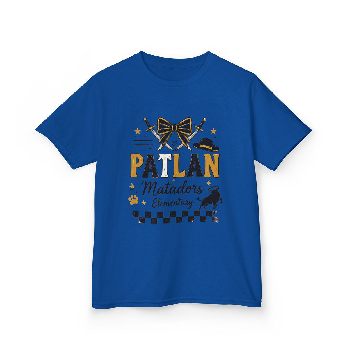 Patlan Matadors Elementary Kids T-Shirt — School Spirit Tee