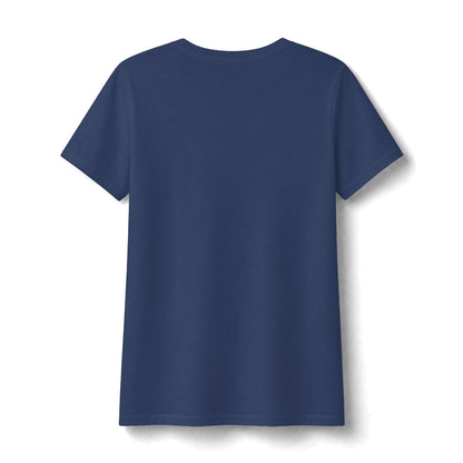 Friday Night Social Club V-Neck Tee — Team Mom Football T-Shirt