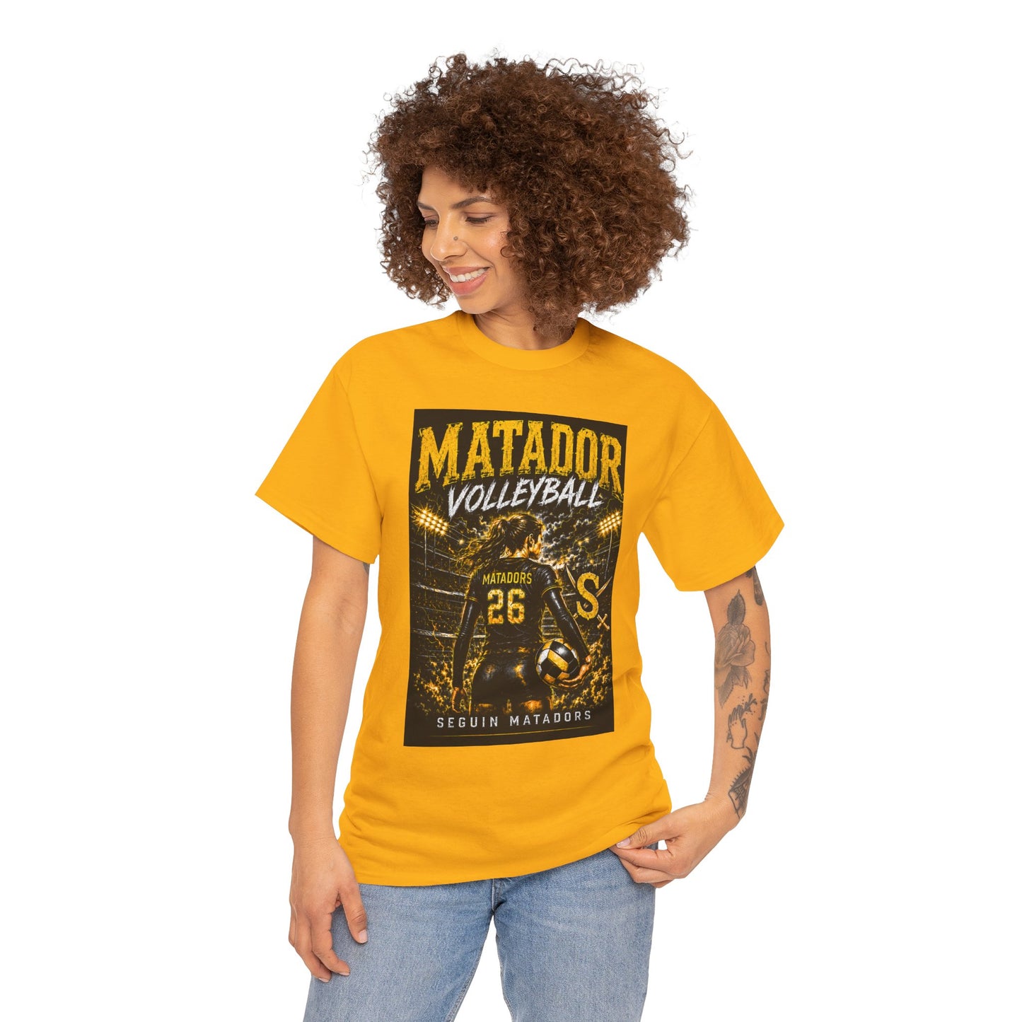 Matador Volleyball Team Tee — Sequoia Matadors Jersey Design