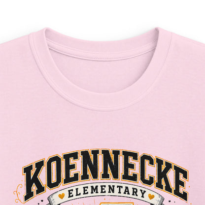 Koennecke Elementary Fourth Grade Kids T‑Shirt — '4 Fourth Grade' Bee School Tee