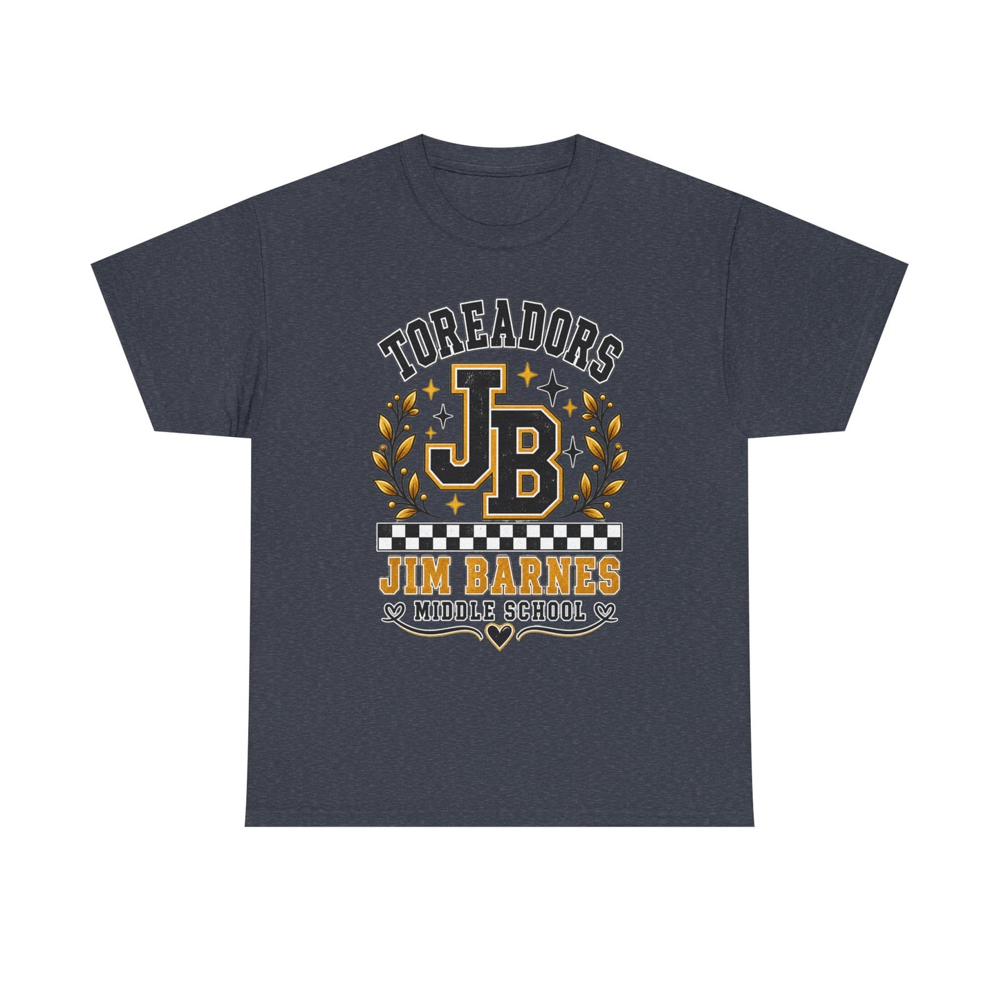 Toreadors JB Jim Barnes Middle School Tee — School Spirit Graphic T-Shirt