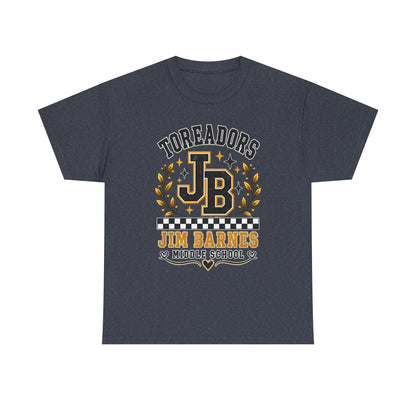 Toreadors JB Jim Barnes Middle School Tee — School Spirit Graphic T-Shirt