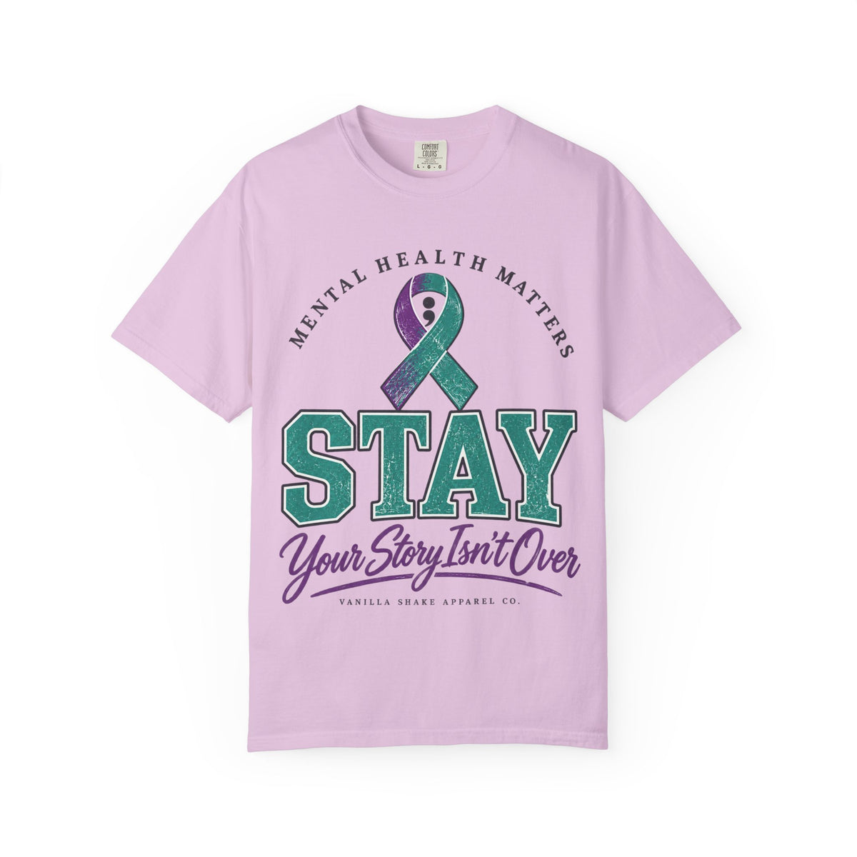 Mental Health Awareness 'Stay — Your Story Isn't Over' T-Shirt