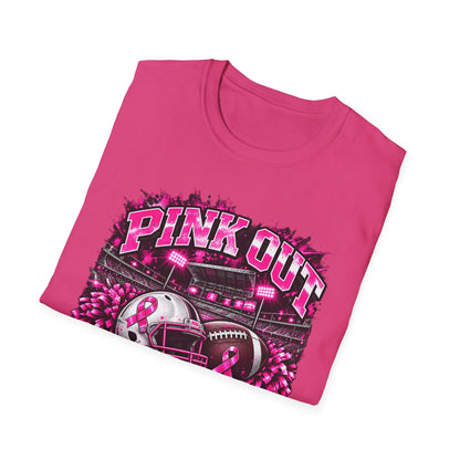 Pink Out Matadors Football T-Shirt — Breast Cancer Awareness Game Tee