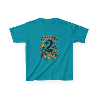 Koennecke 2 Second Grade Kids T-Shirt — Personalized Back-to-School Tee