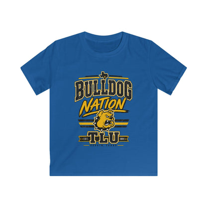 Kids Bulldog Nation Tee – Youth Bulldog Mascot School Spirit Shirt