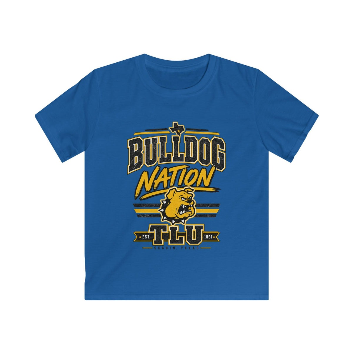 Kids Bulldog Nation Tee – Youth Bulldog Mascot School Spirit Shirt
