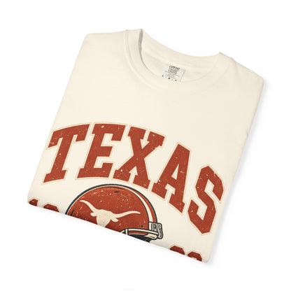 Texas Football Helmet Tee — Austin 1883 Vintage Collegiate T-Shirt