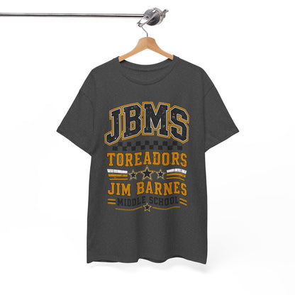 Jim Barnes Middle School Toreadors Tee — JBMS School Spirit T-Shirt