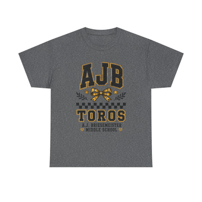AJB Toros Middle School T-Shirt — AJ Bresemeister School Spirit Tee