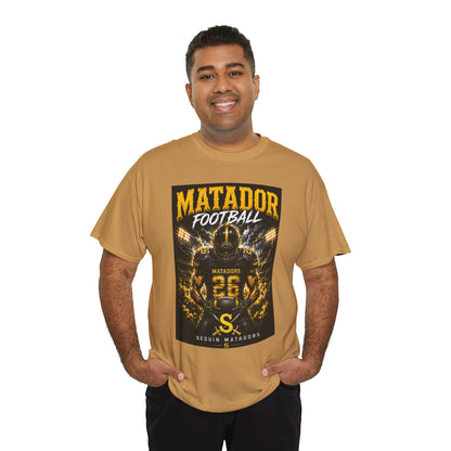 Matador Football Team Tee — Vintage Helmet Graphic Jersey Shirt