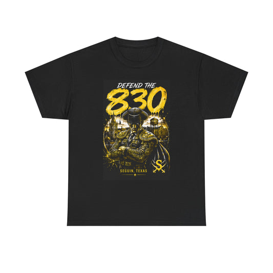 Defend The 830 Matador T-Shirt — San Antonio Pride, Military/Streetwear Graphic Tee