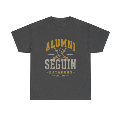 Alumni Seguin Matadors T-Shirt — School Spirit Vintage Crew Tee