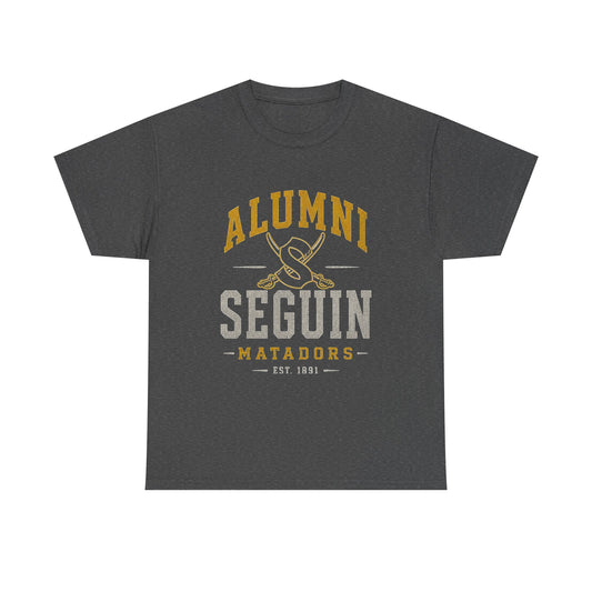 Alumni Seguin Matadors T-Shirt — School Spirit Vintage Crew Tee