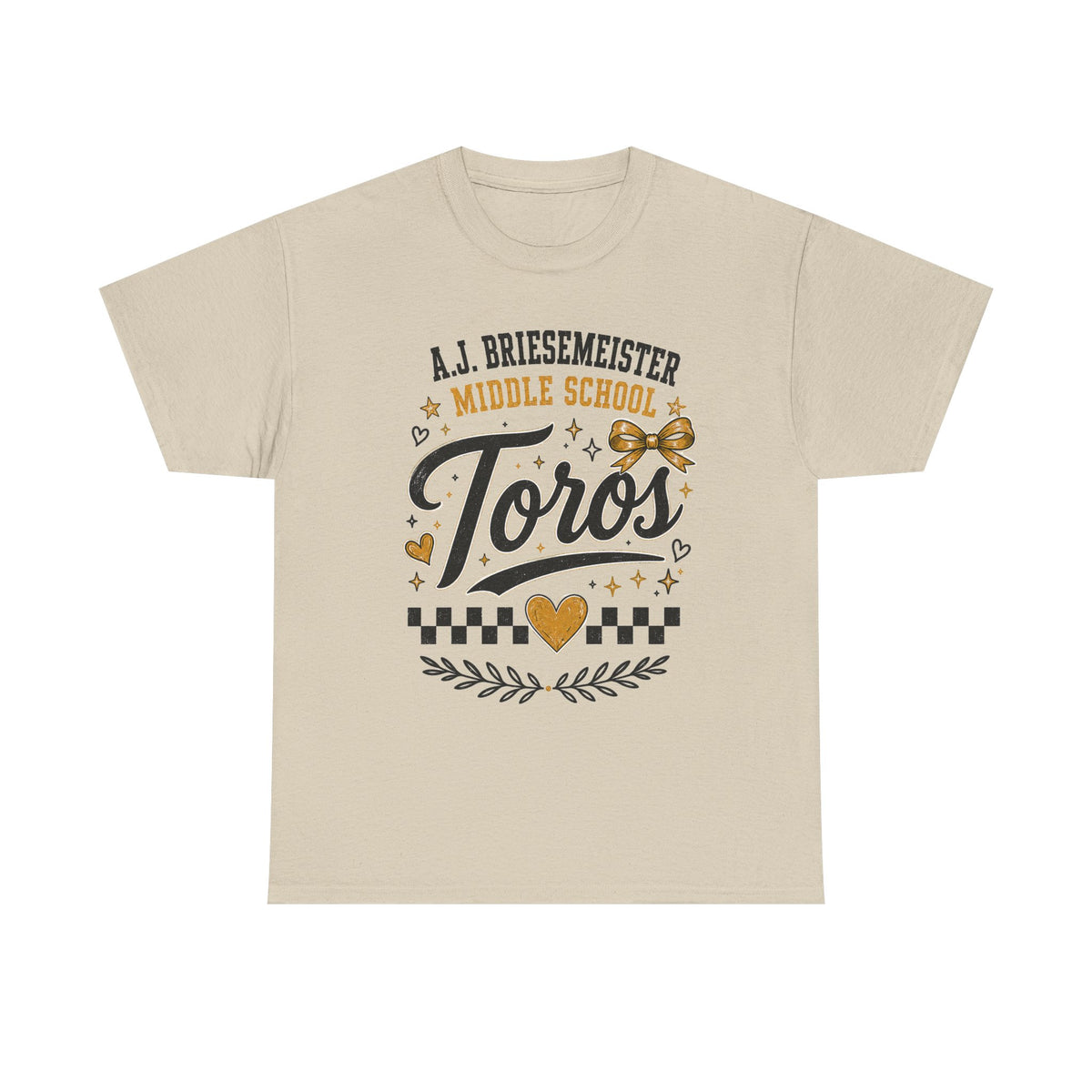 Toros Middle School Tee — L.J. Briesemaster School Spirit Shirt