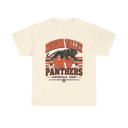 Medina Valley Panthers MV Castrovile Texas T-Shirt