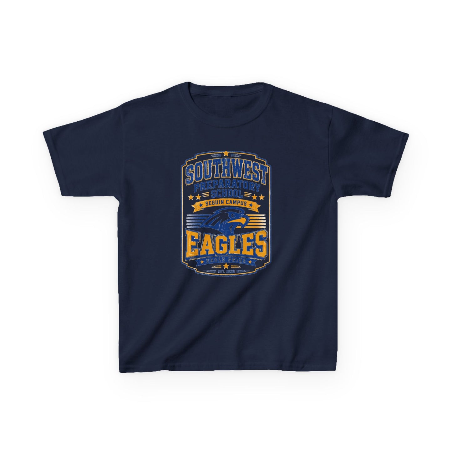 Kids T-Shirt — Southwest Preparatory School Eagles Mascot Tee