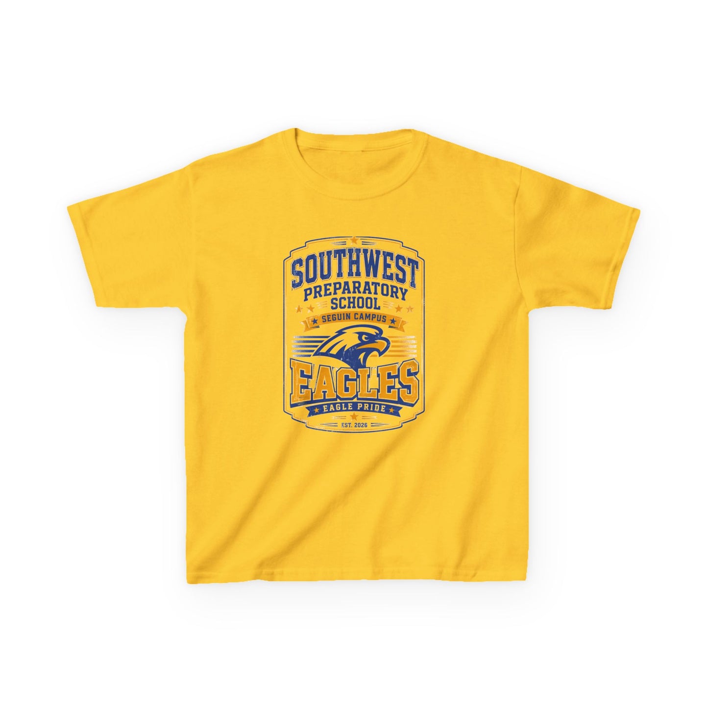 Kids T-Shirt — Southwest Preparatory School Eagles Mascot Tee