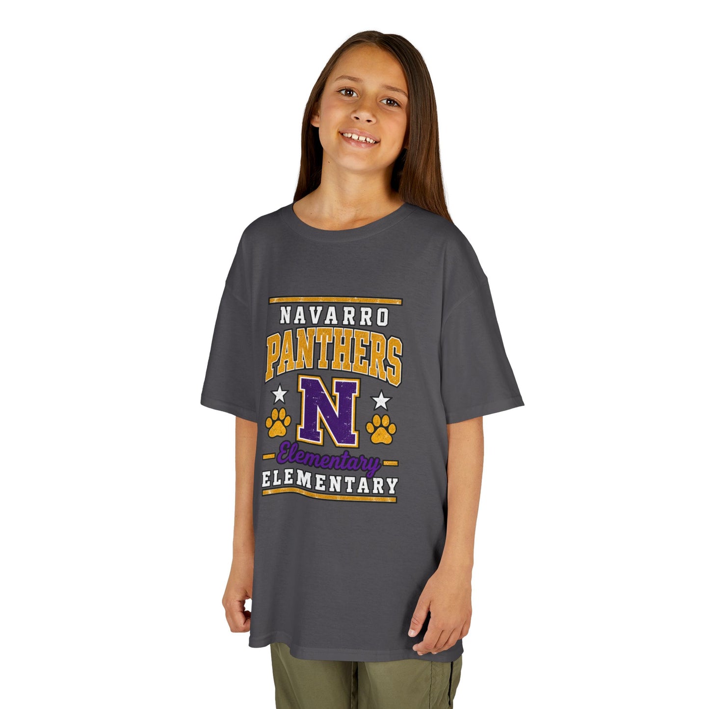 Navarro Panthers Kids T-Shirt — 'N' Elementary School Spirit Tee