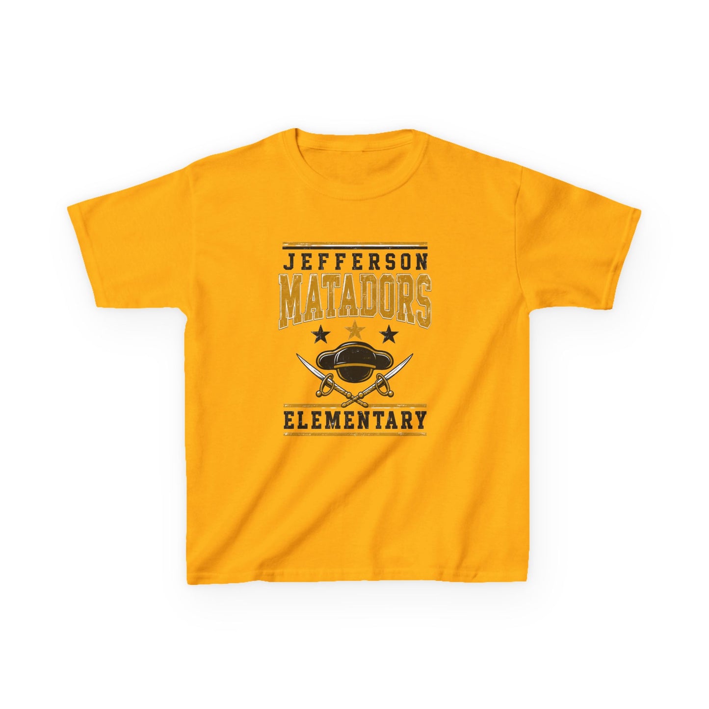 Jefferson Matadors Elementary Kids T-Shirt — School Spirit Tee