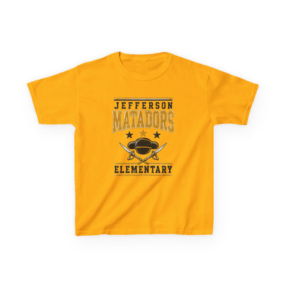 Jefferson Matadors Elementary Kids T-Shirt — School Spirit Tee