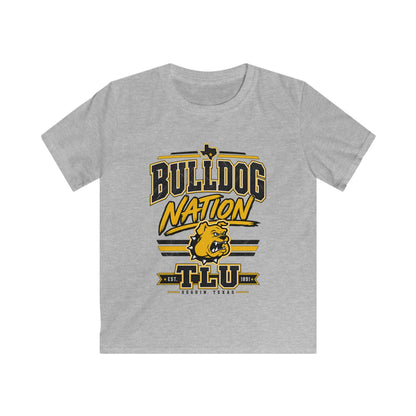 Kids Bulldog Nation Tee – Youth Bulldog Mascot School Spirit Shirt