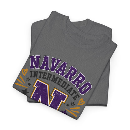 Navarro Intermediate Panthers T-Shirt — School Spirit Tee with 'N' Logo & Paw Prints