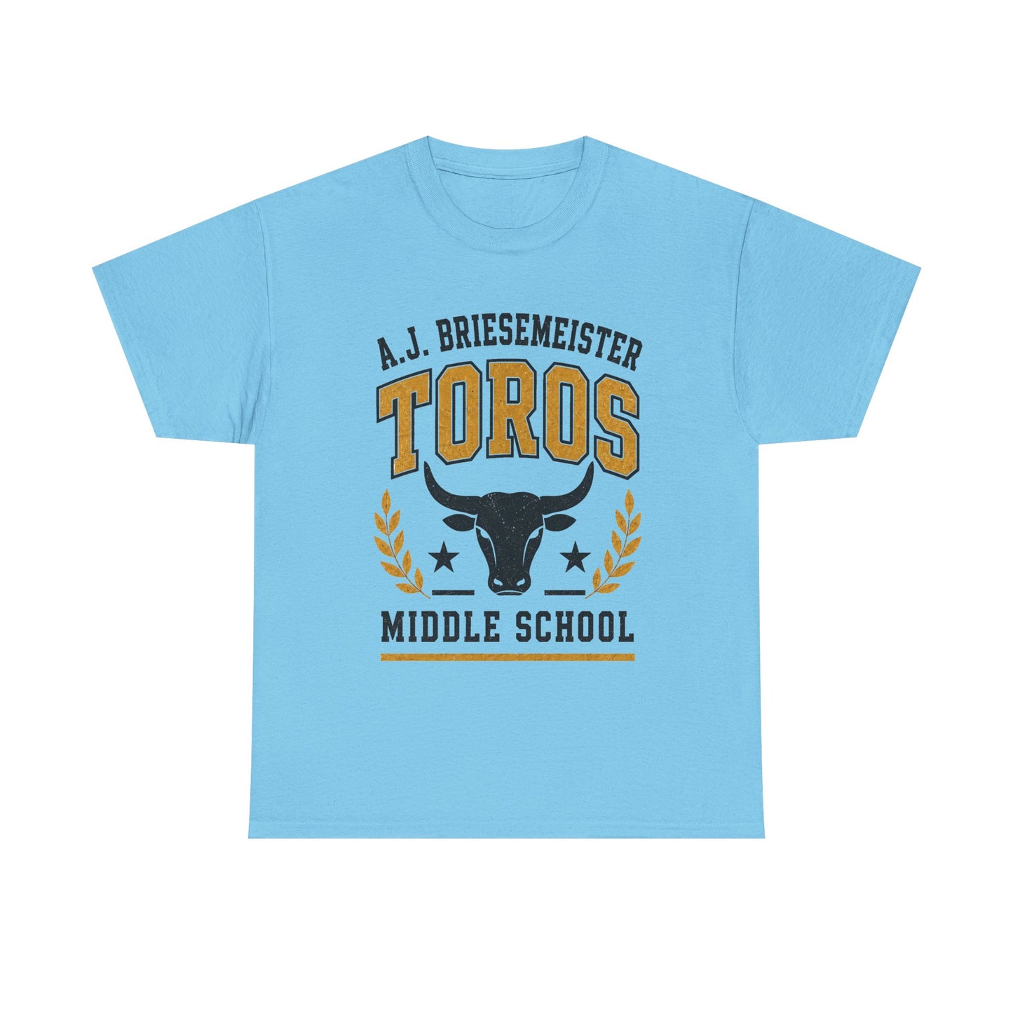 Toros Middle School Tee — A.J. Briesemeister School Spirit T-Shirt