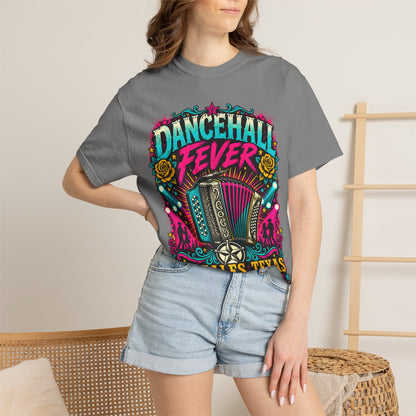 Dancehall Fever Accordion T-Shirt — Gonzales, Texas Friday Night Two-Step