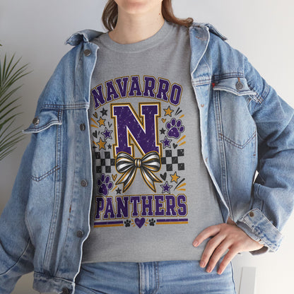 Navarro Panthers N Cheer T-Shirt — School Spirit Cheerleader Tee