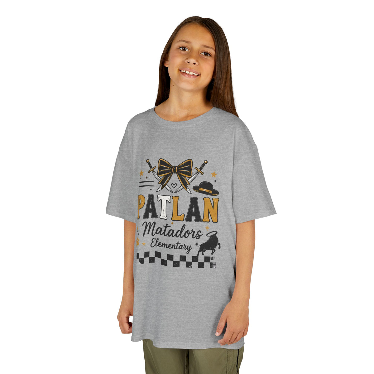 Patlan Matadors Elementary Kids T-Shirt — School Spirit Tee