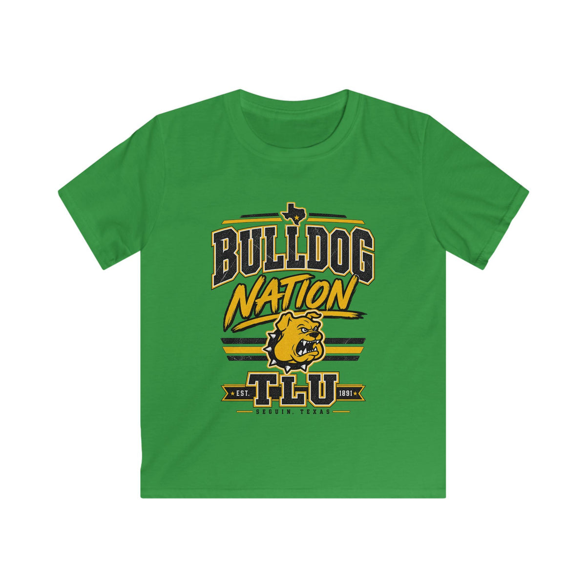 Kids Bulldog Nation Tee – Youth Bulldog Mascot School Spirit Shirt