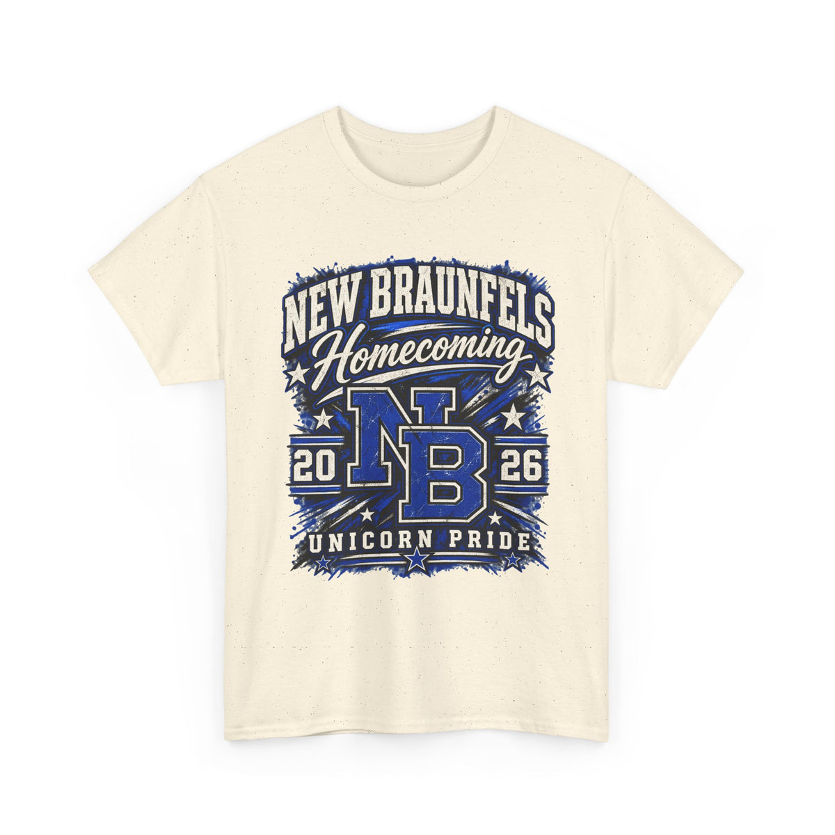 New Braunfels Homecoming 2026 T-Shirt — NB Unicorn Pride School Spirit Tee