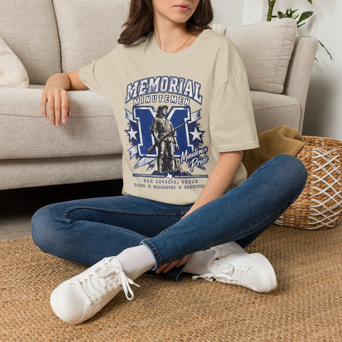 Memorial Minutemen Graphic T-Shirt — Vintage Patriot Military Tribute Tee