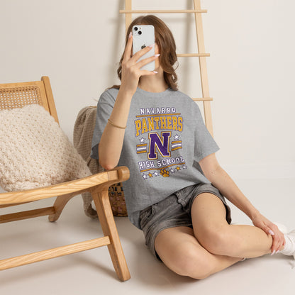 Navarro Panthers High School Tee — Retro Letterman N Design