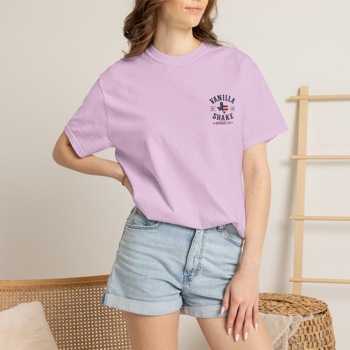 Family Shakes 4th of July-Unisex Garment-Dyed T-shirt