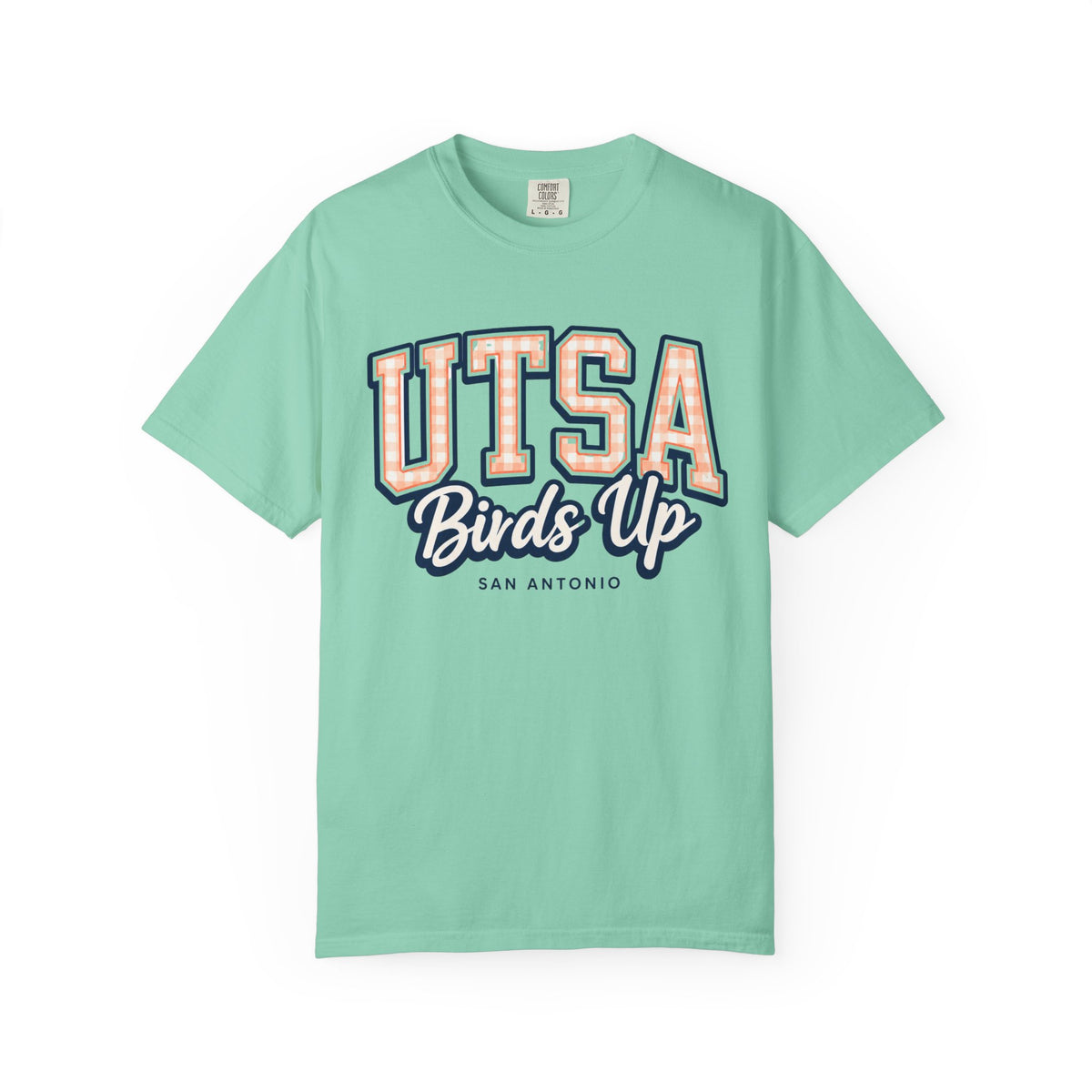 UTSA Birds Up T-Shirt — San Antonio Orange Garment-Dyed Tee