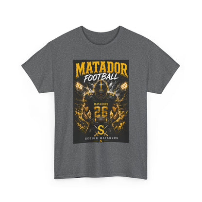 Matador Football Team Tee — Vintage Helmet Graphic Jersey Shirt