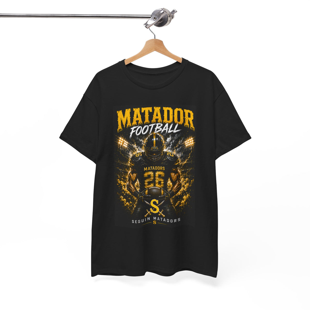 Matador Football Team Tee — Vintage Helmet Graphic Jersey Shirt