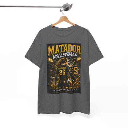 Matador Volleyball Team Tee — Sequoia Matadors Jersey Design