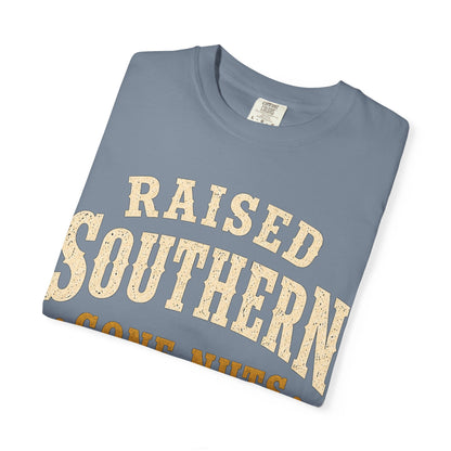 Raised Southern "Gone Nuts" T-Shirt — Seguin, Texas Retro Country Tee