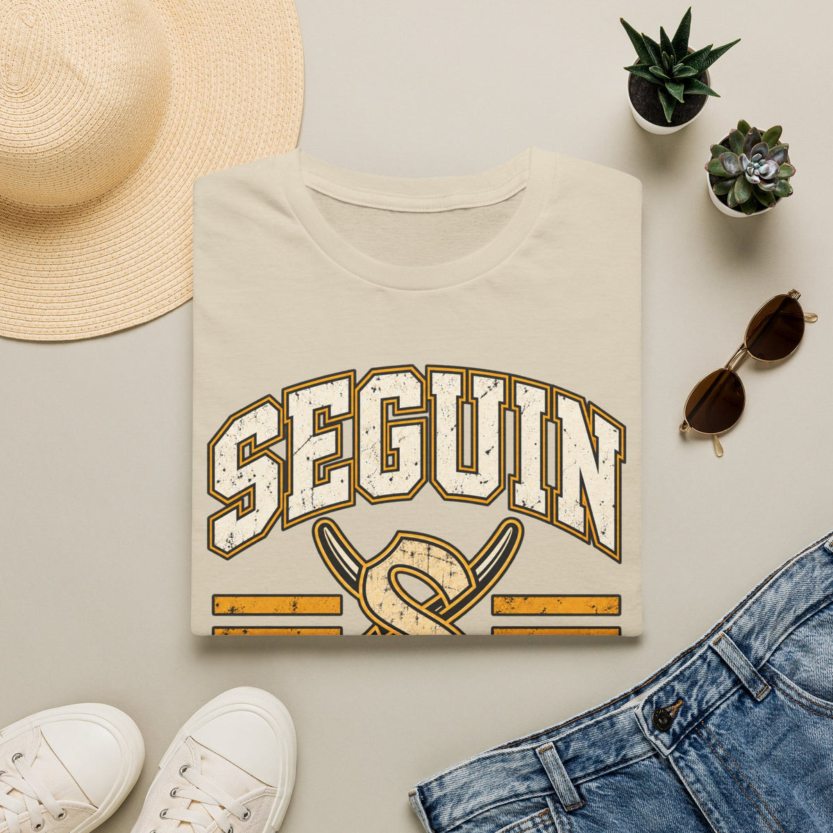 Seguin Matadors Vintage T-Shirt — School Spirit Baseball Design