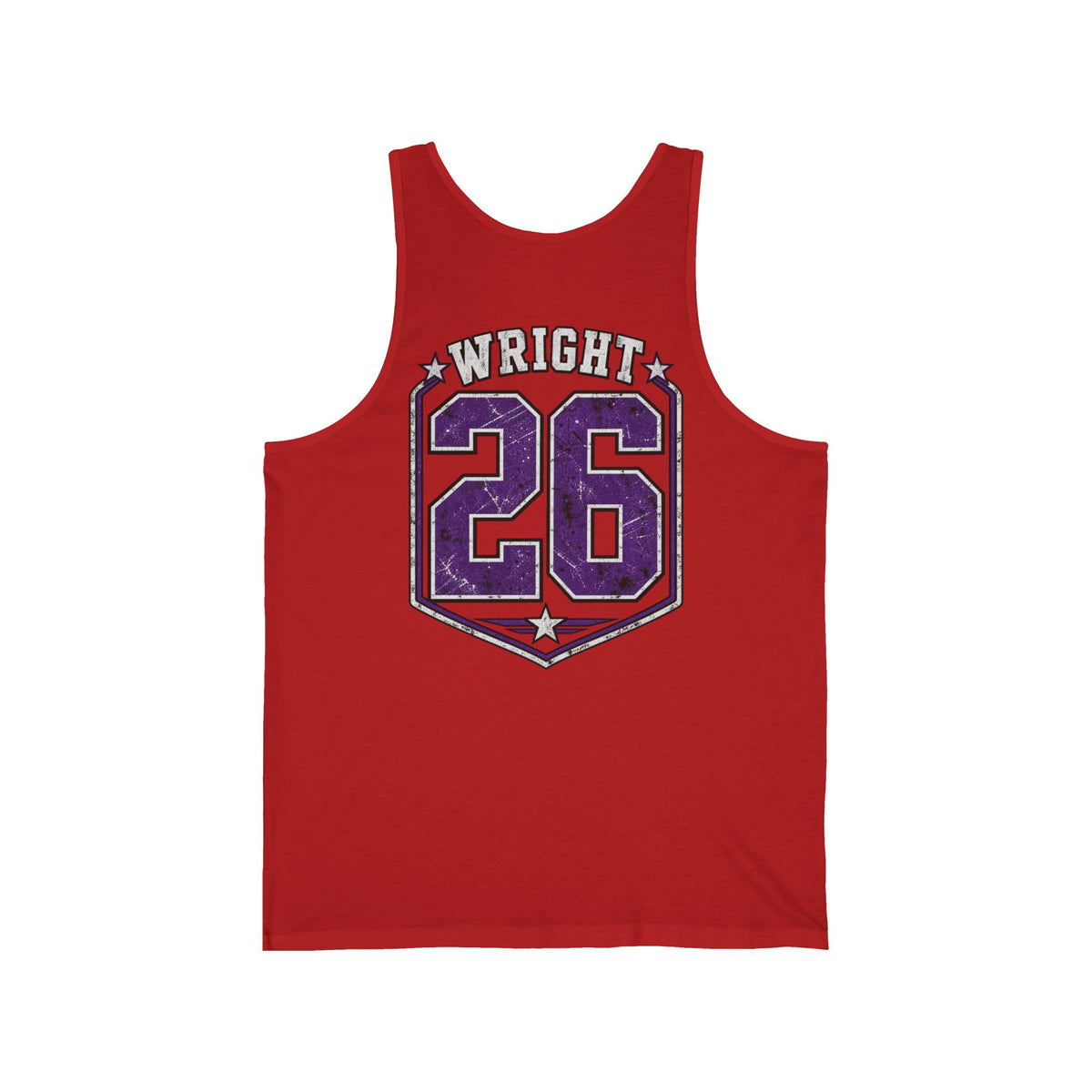 Panthers Friday Nights Football Tank — Personalized 'Wright 26' Athletic Club Jersey