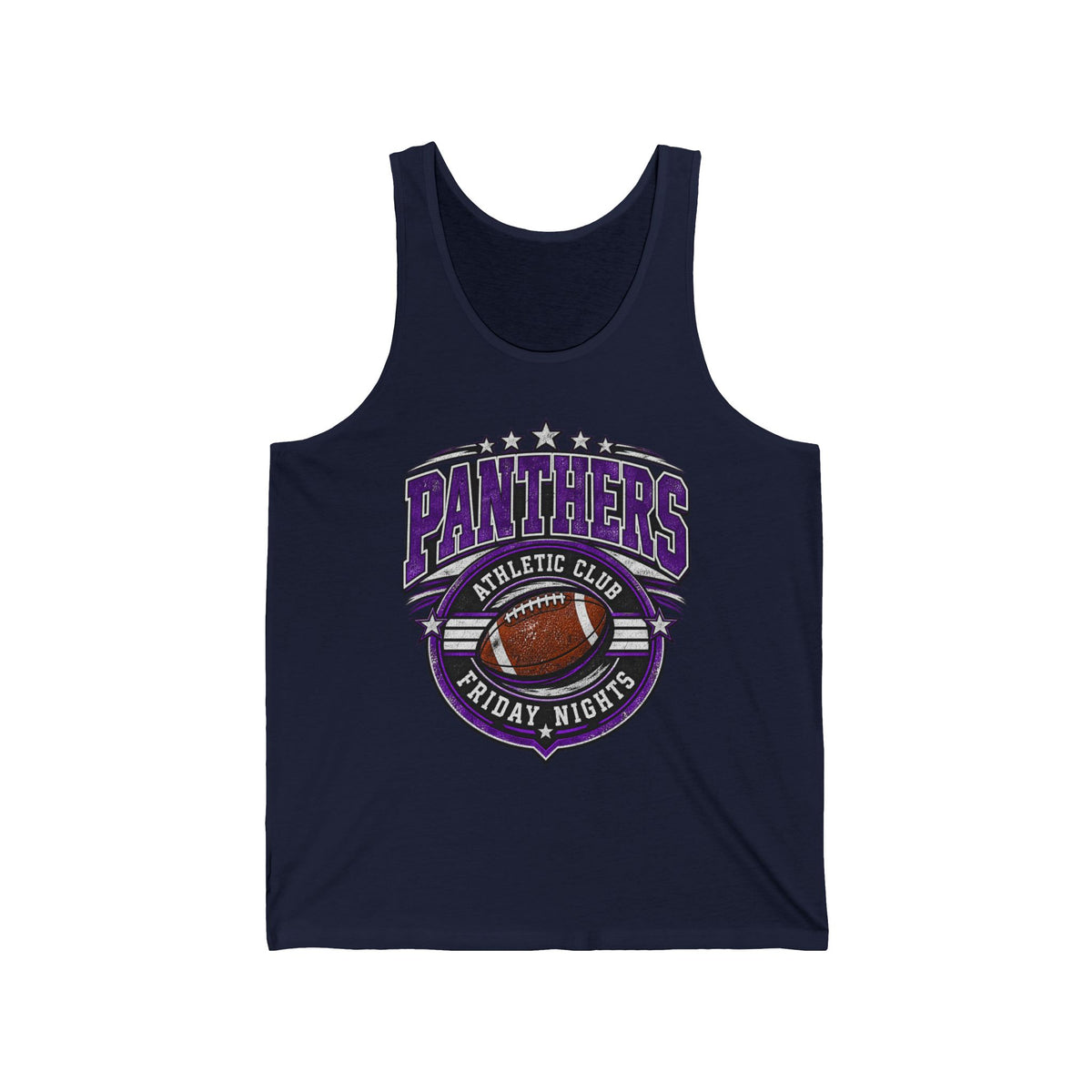 Panthers Friday Nights Football Tank — Personalized 'Wright 26' Athletic Club Jersey